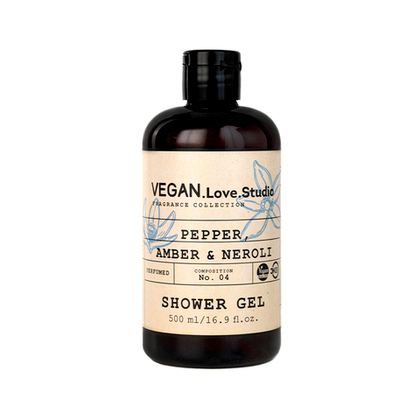 Гель для душа парфюмированный VEGAN.Love.Studio "Pepper, Amber, Neroli", 500 мл