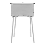 Коптильня двухъярусная 500 x 270 x 175 мм, нержавеющая сталь, 0.8 мм, с поддоном, на ножках, Camping Palisad