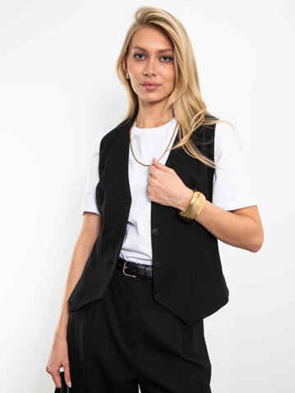 Жилет классический Basic (черный)