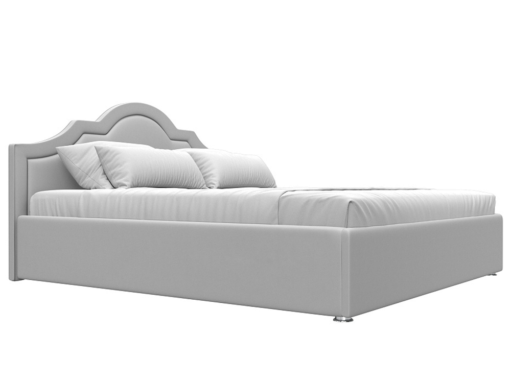 Кровать интерьерная Афина 180, Белый, Экокожа, 108281