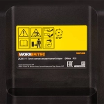 Аккумуляторная газонокосилка WORX WG749E 20В самоходная (2 x 4 Ач, ЗУ) нож 46 см, WG749E