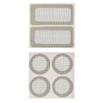 Заплатка для москитной сетки, стекловолокно 4*8,3*4шт d4см*8шт VETTA