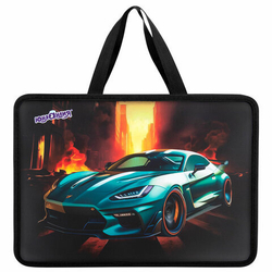 Папка-сумка А4 с ручками ЮНЛАНДИЯ Машина (272155)