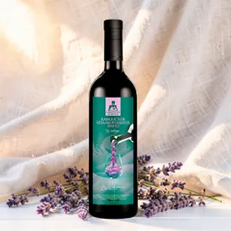 Вино красное из лаванды безалкогольное/750 мл