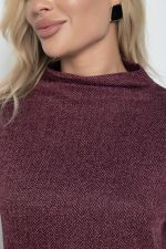 Платье В ритме мегаполиса (бордовое) П11124 LT Collection