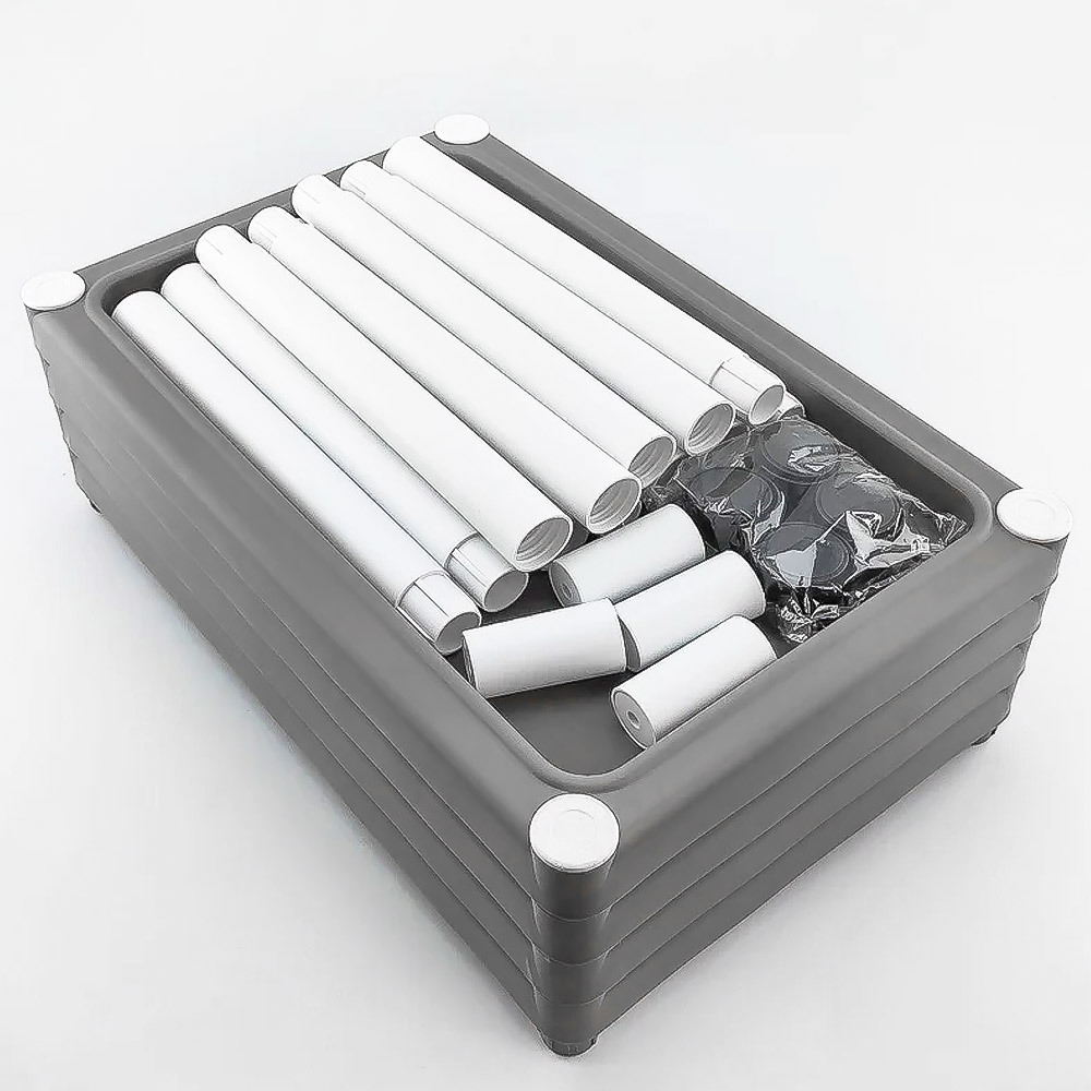 Этажерка 4-х ярусная на колесах 44,5*29*99см, 7128