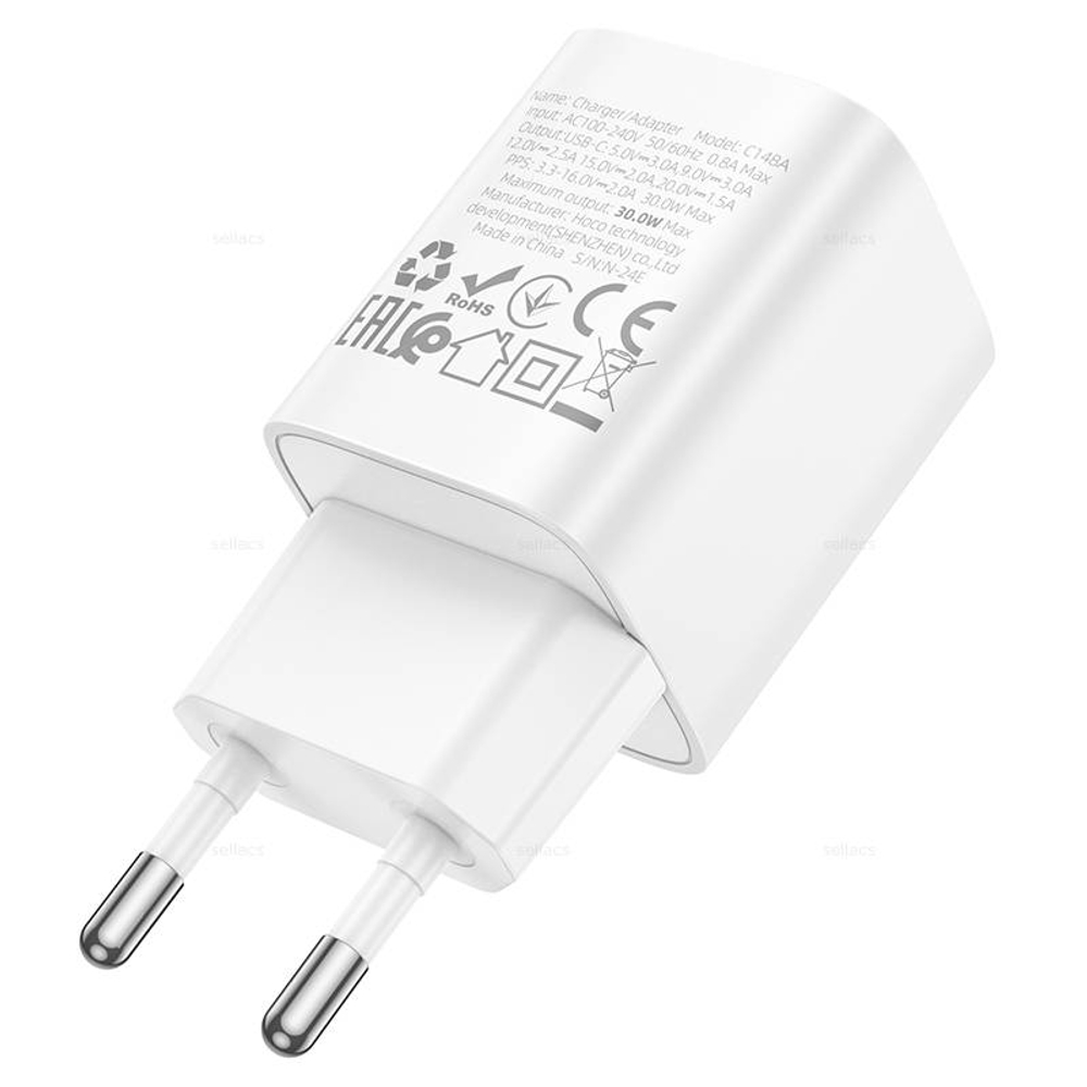 Зарядное устройство Hoco C148A PD30W (white)
