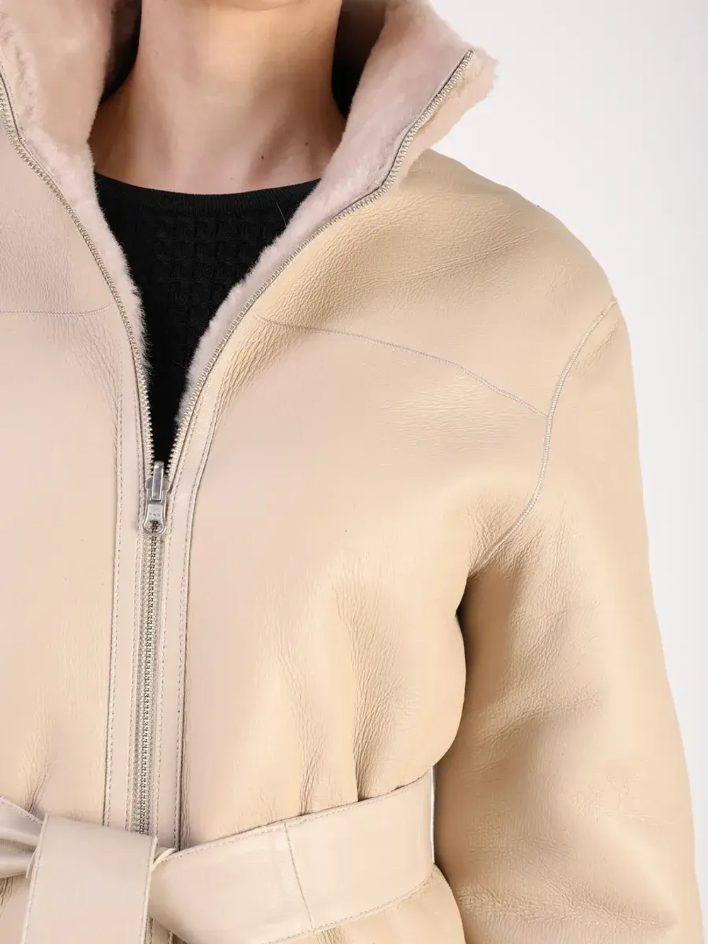 Дубленка зимняя шуба натуральная двухсторонняя