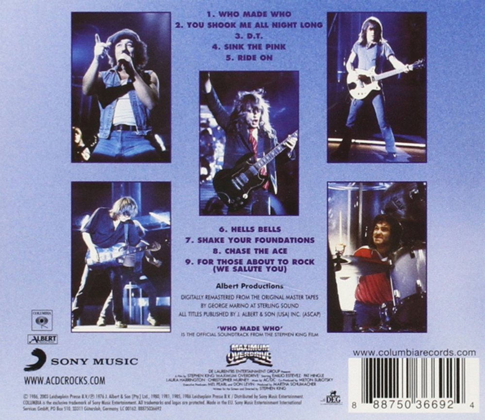 AC/DC / Who Made Who (CD)