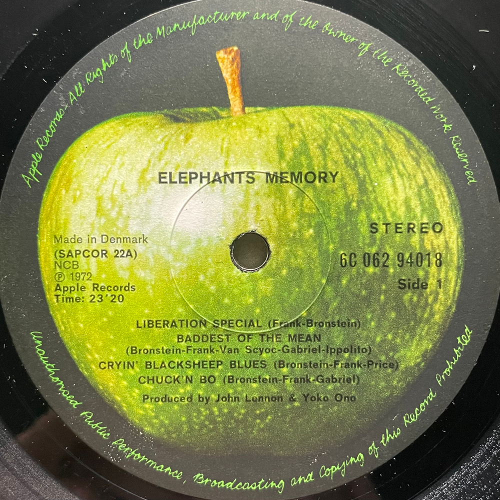 Elephant's Memory – Elephant's Memory (Дания 1972г.)