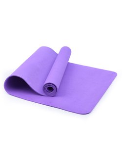 Коврик для фитнеса и йоги 61х173 см (сиреневый цвет)