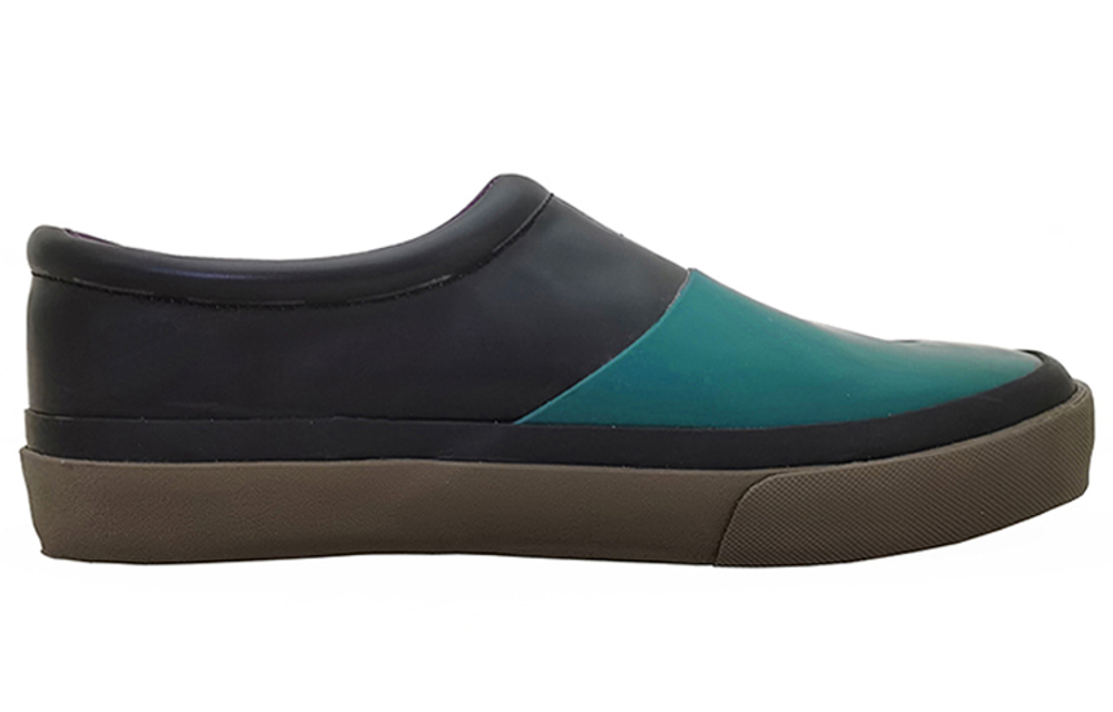 CONP PU Stylish Skateboarding Shoes Unisex Green Purple