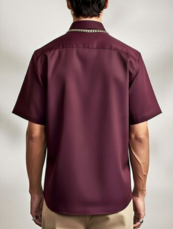 Cigar82 Shirt - deep purple
