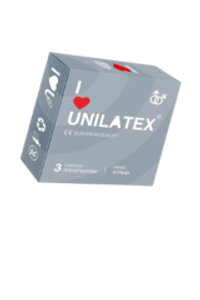 Ребристые презервативы Unilatex Ribbed