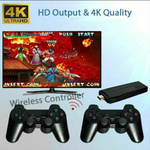Игровая приставка в стиле ретро "Game Stick Lite" 4k HD TV, 3500+игр, Эмуляторы Ps1 Геймпад Контроллер "2.4g wireless controller"