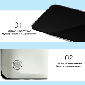 Кухонные весы от 1 г до 5 кг (белые)