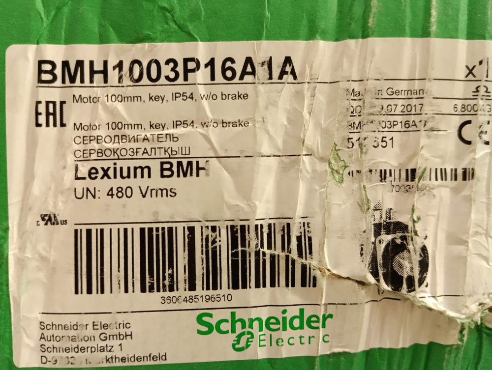 S.E. BMH1003P16A1A новое