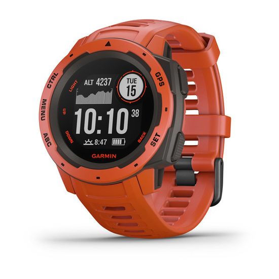 Ударопрочные спортивные часы Garmin Instinct, Flame Red 010-02064-02