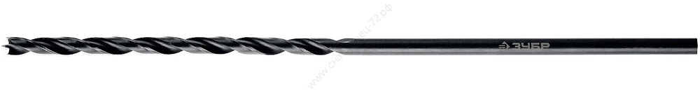 ЗУБР d 8x300/150мм, спиральное сверло по дереву , М-образная заточка
