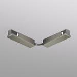 TR5724-DN Электрический коннектор для трека SHINE BASE 90° стена-потолок с поворотом трека под произвольным углом, темный никель, алюминий