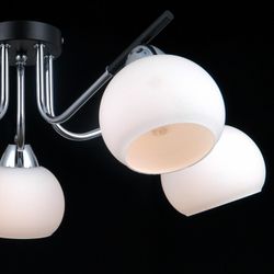 Потолочная люстра ILLUMICO LIBRA IL0713-5CSQ-24 BK CR LIBRA