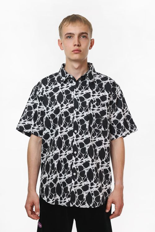 Рубашка Kelp черный/белый