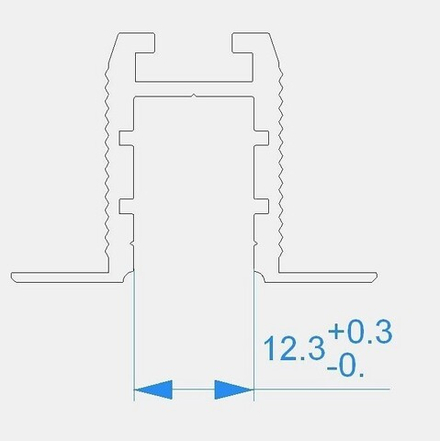 Профиль накладной Deko-Light ET-03-10 975475