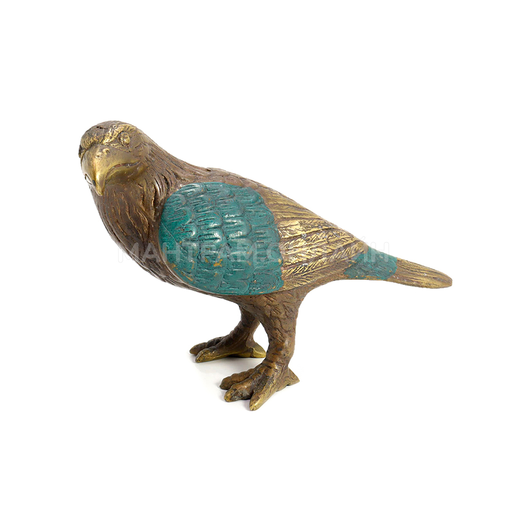 Статуэтка Ворон даруют энергию и силу для победы над врагом металл бронза 9 х 13 см