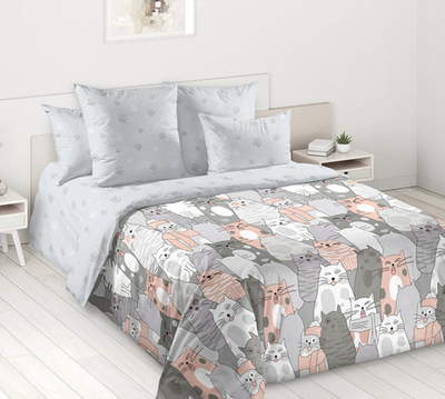 Постельное белье поплин 2 спальное Феликс 1