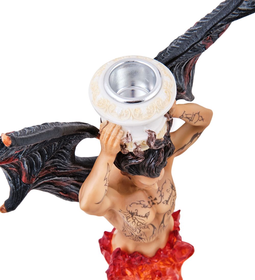 Veronese WS-1270 Подсвечник в стиле Фэнтези «Демон огня»