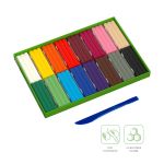 Пластилин 16 цветов Гамма Пчёлка, восковой, 196гр, со стеком, картон.упак.