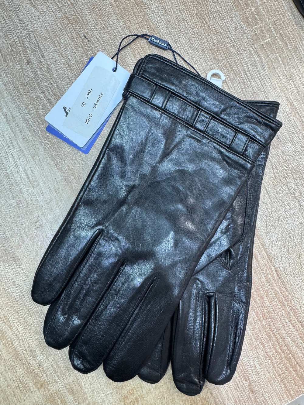 Перчатки.Мужские.Кожаные.Люкс качества. Подклад: трикотаж-шерсть. 5 шт в упаковке.