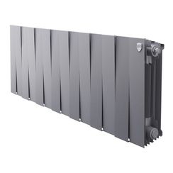 Радиатор биметаллический Royal Thermo PianoForte 300 Серебристый - 14 секц.