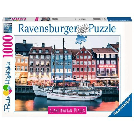 Ravensburger - Пазл Скандинавский город Копенгаген 1000 деталей. 167395