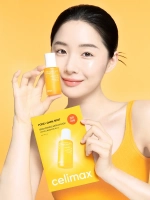 Celimax Осветляющая ампульная маска с ниацинамидом Pore + Dark Spot Brightening Serum Mask 27 мл х 10 шт