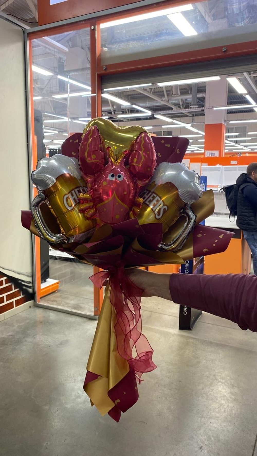 Мужской крафтовый букет