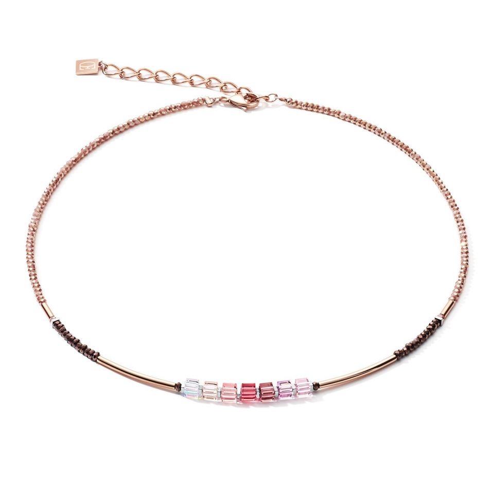 Колье Coeur de Lion Shades Of Pink-Lilac 5027/10-1927 цвет розовый, золотой, прозрачный