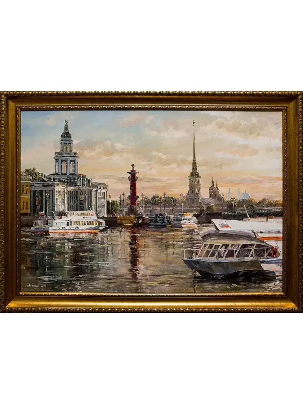 Картина маслом Дворцовый мост Артемис