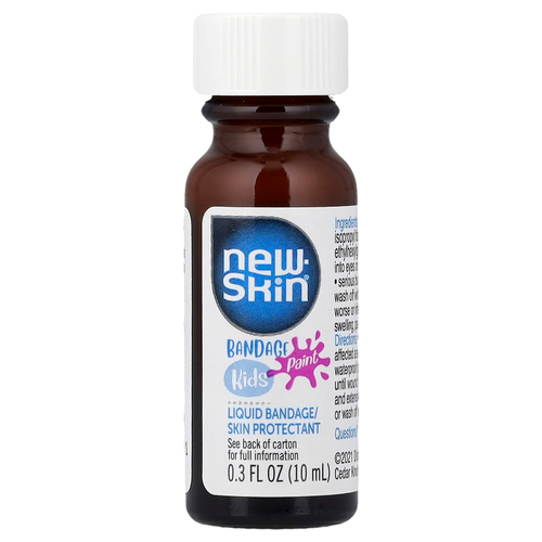 New Skin, жидкая краска для детей, фиолетовый, 10 мл (0,3 жидк. унции)
