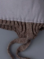 Шапка детская зимняя вязаная и снуд