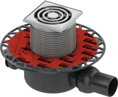 Трап дренажный TECEdrainpoint S 120, с универсальным фланцем Seal System