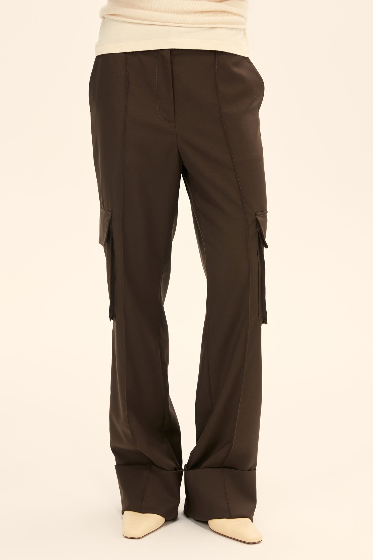 Брюки карго (Classy & Sassy), шоколадные