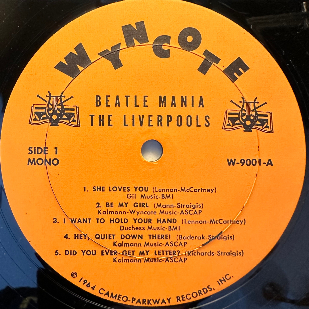 The Liverpools ‎– Beatle Mania! In The USA (США 1964г.)
