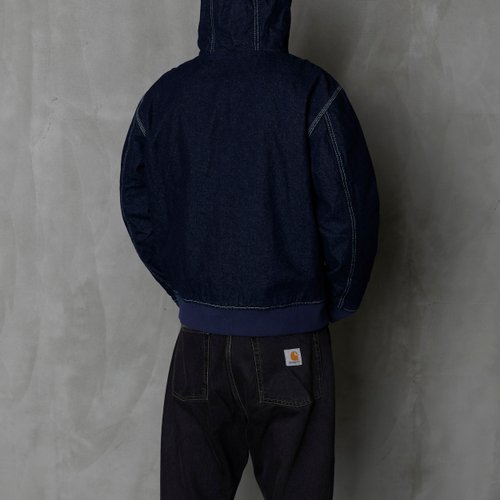 Куртка мужская Dickies Hooded Denim Jacket артикул:DK0A4ZAPRIN1 - купить в магазине Дайс