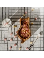 Менажница "Котик" из Сибирского кедра