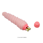 Гнущийся вибромассажер с хребтом - 19,5 см.