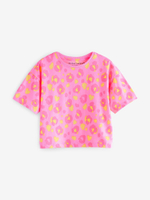 Пижама для девочки Next E31-745, 3 шт., Голубой, Светло-желтый, Розовый