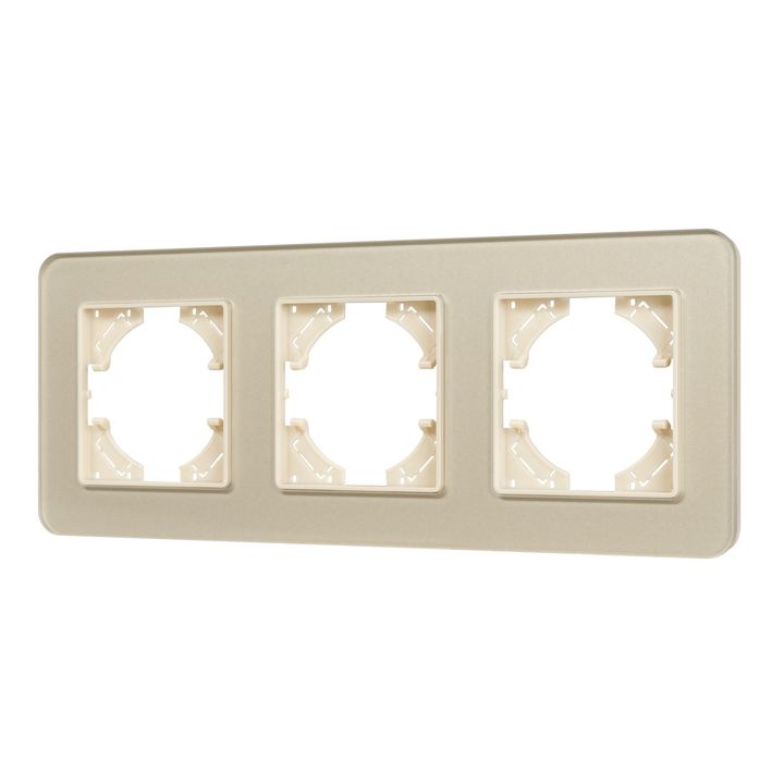 Рамка стеклянная FRM-OMALI-SFGS-3-GD Arlight 049715
