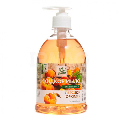 Мыло жидкое Для всей семьи Персик и Орхидея 0,5 л