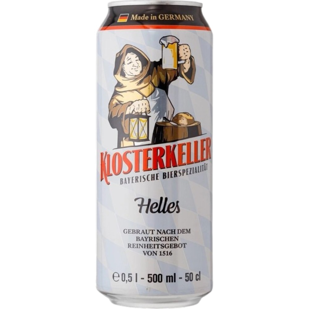 Пиво Klosterkeller Helles 0,5 л. in can